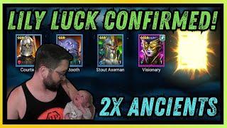  INSANE LUCK FIRST EVER LILY SUMMONS  2x Ancients Wixwell Fusion | RAID SHADOW LEGENDS