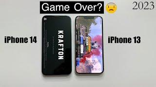 iPhone 14 vs iPhone 13 Speed Test in 2023 Game Over?  (HINDI)