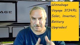 Installing Solar, battery, inverter off grid set up in an RV! Part 1.