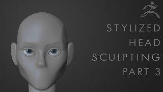 How to Polypaint the eye in Zbrush - Tutorial Part 3 - Sculpting the head