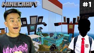 REVIEW BANGUNAN ADIKKU DI MINECRAFT ADA TITAN SPEKERMAN & kameramen