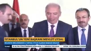 TVnet- İstanbul'un yeni başkanı Mevlüt Uysal oldu