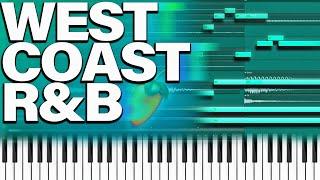 How To Make West Coast R&B Beats! 2-5-1 Chord Progression | FL Studio R&B Tutorial 2023