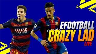 LETS PUSH TO DIVISION 1 | CRAZY LAD LIVE #efootball #efootballmobile