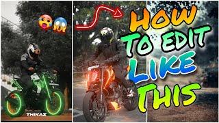 Neon Effect Video Editing tutorial | Bike Neon Editing After effects