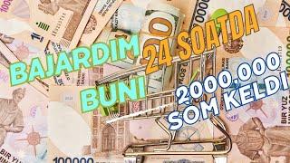 Tez pul keltiruvchi ong osti simaron amaliyoti. Buni bajarganimda 2 mln sóm pullar keldi