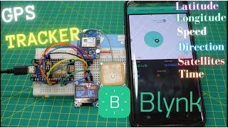 ESP8266 Blynk GPS Tracker With Real Time Display