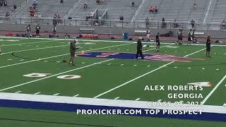 ALEX ROBERTS - RAY GUY PROKICKER.COM TOP PROSPECT CAMP 2020 - PUNTING