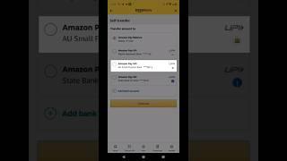 How to Self Transfer Amazon Pay Balance to UPI ? #2024 #amazon #shorts