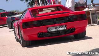 Decatted Ferrari Testarossa INSANE Sound - Redline Revs and Acceleration