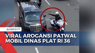 Viral Video Mobil Pelat RI-36 Terobos Jalan, Warganet Soroti Sikap Arogan Patwal