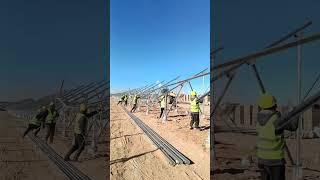 Solar panels installation #Solarpanels #Solarfarm #Solarenergy