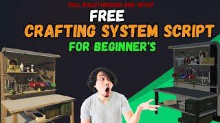 Crafting System For Your Server | Free Fivem Script | Weapon Attachment | Qbcore | GTA 5 | FIVEM