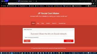 How to make social card using JP Social Card Generator || By Skjoy Bd