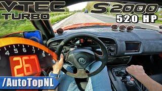 520HP HONDA S2000 VTEC *INSANE TURBO* on Autobahn by AutoTopNL