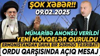 TƏCİLİ! Əsas xəbərlər 09.02.2025 (Xəbər Bələdcisi) xeberler, son xeberler bugun 2025