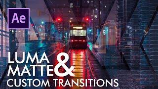 Luma Matte and Custom Transitions in After Effects  - اردو / हिंदी