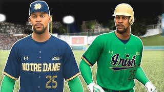 Notre Dame Jerseys in MLB The Show 24! | Notre Dame Uniform Tutorial