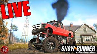 SnowRunner LIVE: FARM LIFE RP! NEW TRUCKS, CONSOLE & PC MODS, DIESEL BUILDS, & MORE!