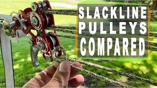 4 Slackline Pulleys Compared