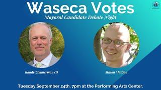 Waseca Mayoral Debate 2024