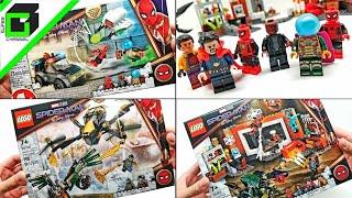 New SPIDER-MAN No Way Home LEGO Sets (All 3 sets) UNBOXING and REVIEW!