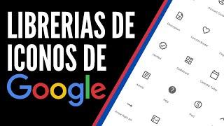 GOOGLE ICONS【 Cómo Usar Librerías De ICONOS 】CURSO de CSS Básico desde cero 2021 #55