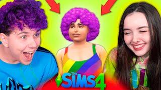 МОЯ ДЕВУШКА создает меня в SIMS 4 