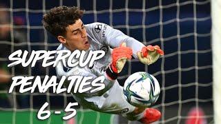 Chelsea v Villarreal Super Cup penalties shootout