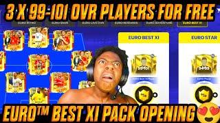 3 X EURO BEST XI PLAYERS FOR FREE  || EURO BEST XI PACK OPENING || EURO 24 TEAM OF THE TOURNAMENT