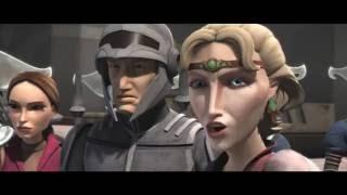 Star Wars The Clone Wars Duchess Satine And Padme Raid Mandalorian Warehouse