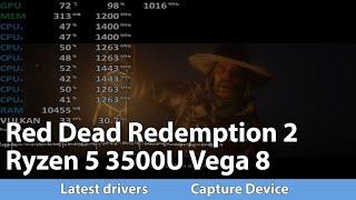 AMD Ryzen 5 3500U Test Red Dead Redemption 2 Gameplay Benchmark