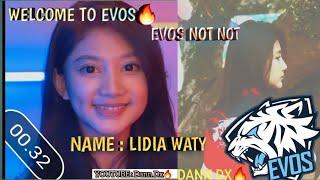 BRAND AMBASSADOR EVOS ESPORTS || EVOS NOT NOT LIDIA WATY