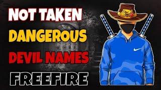 Top 15 Devil Names for Free Fire | Top 15 Dangerous Names for Free Fire | Best Names For Free Fire