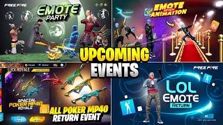 EMOTE PARTY EVENT FREE FIRE 2024 | POKER MP40 RETURN | FREE FIRE NEW EVENT | FF NEW EVENT