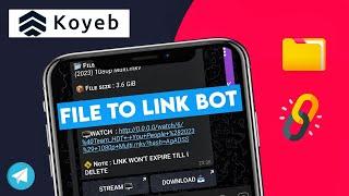 How to Create Own File to Link Bot Telegram using Koyeb tamil/TechMagazine