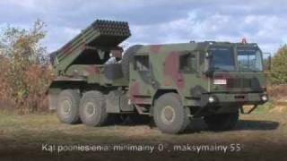 WR-40 Langusta multiple rocket launcher system Jelcz truck MSPO 2010 Poland Polish