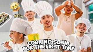 COOKING W/ BLESIV *MAKING SUSHI* (this was a mess)