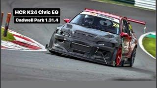 Cadwell Park CTCRC Thunder Saloons Lap Record- 1:31.4 HCR Honda Civic EG K24 Rotrex A052