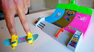 INSANE HOT WHEELS FINGERBOARD SKATEPARK!