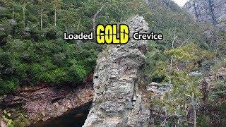 I found a crevice LOADED with a RICH GOLD deposit.