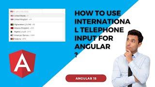 International Telephone Input for Angular