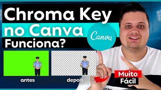 🟩 Aprenda Como Usar Vídeos Com Chroma Key no Canva Online - Remover Fundo de Vídeos Online