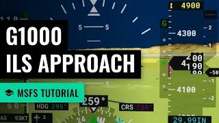 MSFS: ILS Approach - Cessna 172 + G1000 - Microsoft Flight Simulator 2020