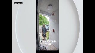 DoorDasher caught on video spitting on food delivery