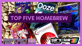 The Top 5 ZX Spectrum Homebrew Games.