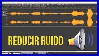 CÓMO REDUCIR el RUIDO del AUDIO en AUDACITY 