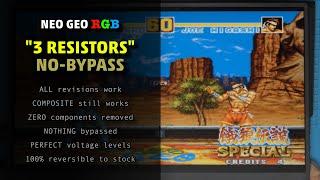 Universal RGB No Bypass Mod (Fix ANY Neo Geo AES Video Output)
