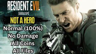 Resident Evil 7: Not a Hero DLC - Normal , No Damage, All Coins, All Files Walkthrough