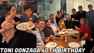 Toni Gonzaga 40th Birthday️Toni EMOSYONAL Kumpleto ang Pamilya sa Kanyang Birthday Celebration